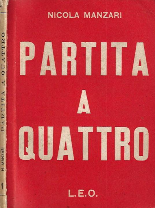 Partita a quattro - Nicola Manzari - copertina