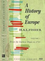 A History of Europe - Vol. I