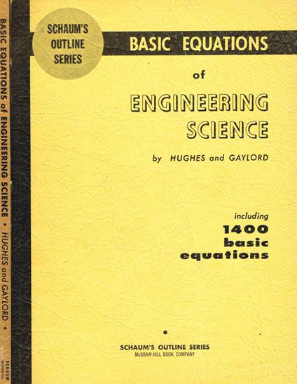 Basic equations of engineering science - copertina