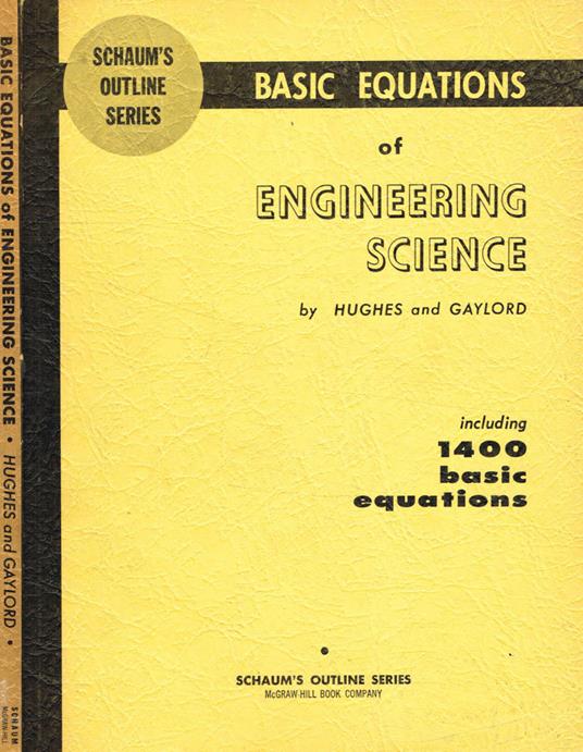 Basic equations of engineering science - copertina