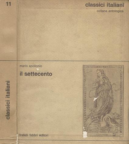 Il Settecento - Mario Apollonio - copertina