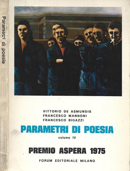 Parametri di poesia - copertina