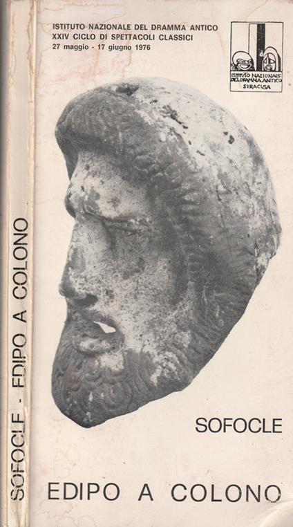 Edipo a Colono - Sofocle - copertina