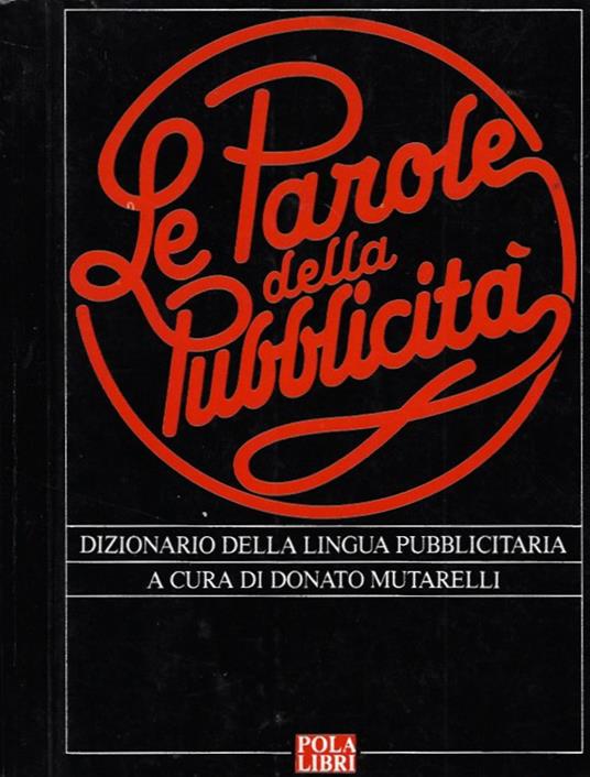 Le parole della pubblicità - copertina