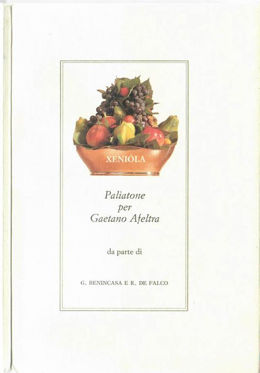 Paliatone per Gaetano Afeltra - copertina