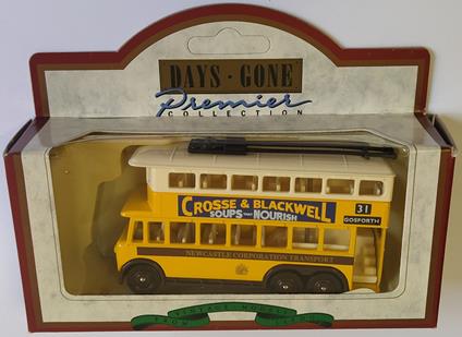 Lledo Days Gone Premier Trolley Bus Crosse & Blackwell