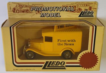 Lledo Promotional Model Ford Model A The Times News Diecast