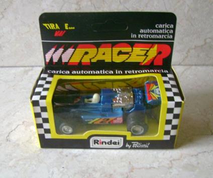 Rindei Polistil Racer F1 Brabham BT45B Blu 1/43 Retrocarica