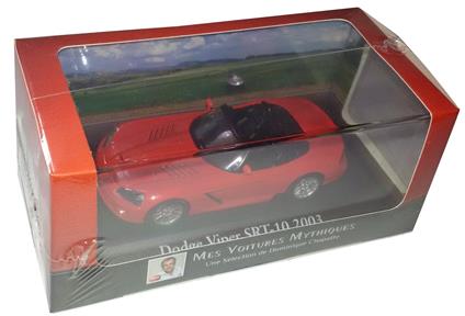 Voitures Mythiques Atlas 1/43 Dodge Viper SRT-10 2003 Diecast