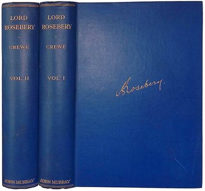 Lord Rosebery Vol. I-II - copertina