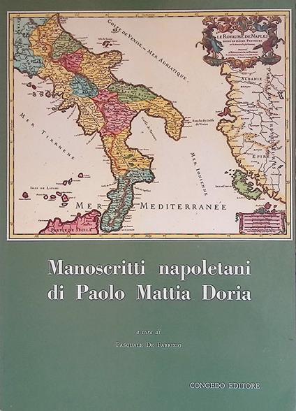 Manoscritti Napoletani di Paolo Mattia Doria - Volume IV - copertina