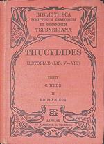 Thucydidis Historiae. Vol II - Libri V-VI-VII-VIII