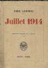 Juillet 1914 - Emil Ludwig - copertina