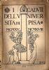 I caduti dell’Università di Pisa 1915 -1918