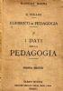 Elementi di pedagogia. Vol.I: I dati della pedagogia - Giovanni Vidari - copertina