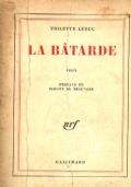 La batarde. recit. preface de simone de beauvoir - Violette Leduc - copertina