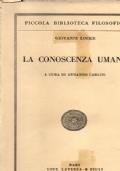 La conoscenza umana - Giovanni Loche - copertina