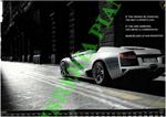 Official Calendar 2009. Gallardo LP 560-4 and all the city's eyes are on you