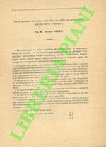 Alfonso Sella. Sur la présence du nickel natif dans le sables du torrent Elvo près de Biella (Piémont) . Flora Bocchio. Lo scalpellino di Quittengo. Giuseppe Pipino. I Sella e l'oro del Biellese. Giacomo Calleri. La figura di Alfonso Sella