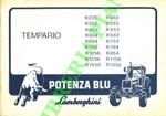 Tempario. Potenza Blu. R 235 ... R1556 + C352 ... C784 + Prontuario Impianti Elettrici + Prontuario per l'applicazione di attrezzature sui trattori