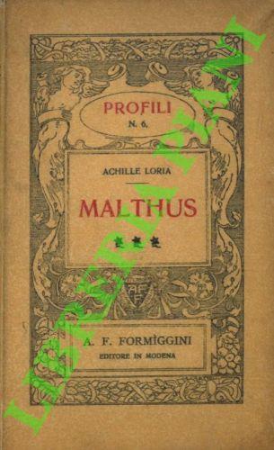 Malthus - Achille Loria - copertina