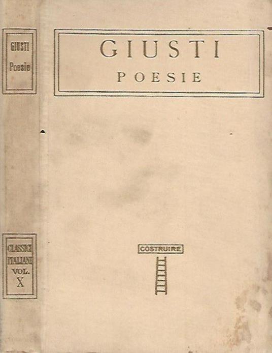 Poesie - Giusti - copertina