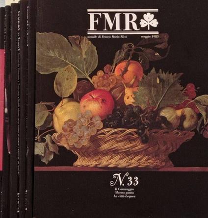 FMR n.33,34,35,36,37,38 anno 1985 - Franco Maria Ricci - copertina