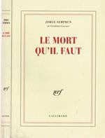 Le mort qu'il faut