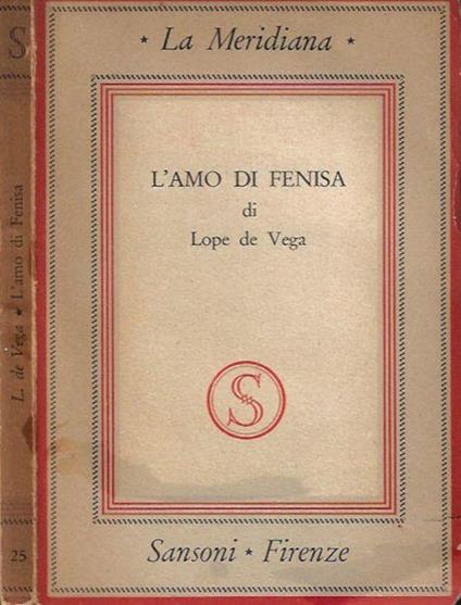 L' amo di Fenisa - Lope de Vega - copertina