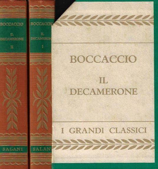 Il Decamerone - Giovanni Boccaccio - copertina