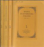 Rivista di letteratura italiana 2006 XXIV N. 1, 2, 3 (annata completa)