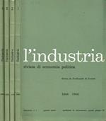 L' industria. Rivista di economia politica. Trimestrale, 1968