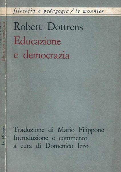 Educazione e democrazia - Robert Dottrens - copertina