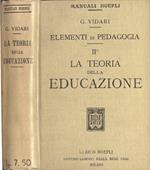 La teoria della educazione