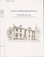 American Philosophical Society Year Book - 1998-99