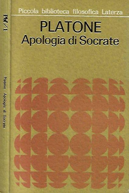 Apologia di Socrate - Platone - copertina