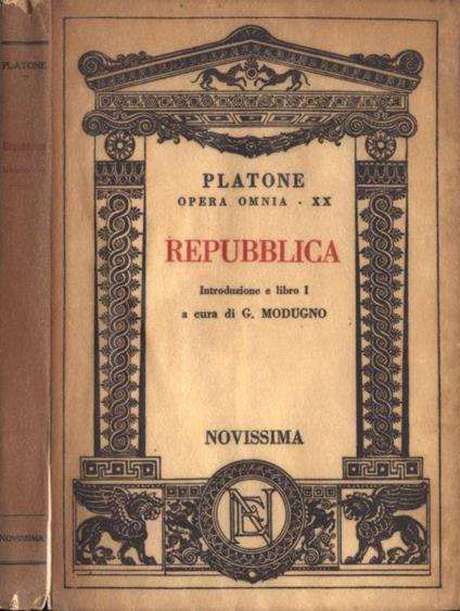 Repubblica - Platone - copertina