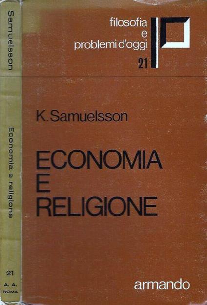 Economia e Religione - K. Samuelsson - copertina