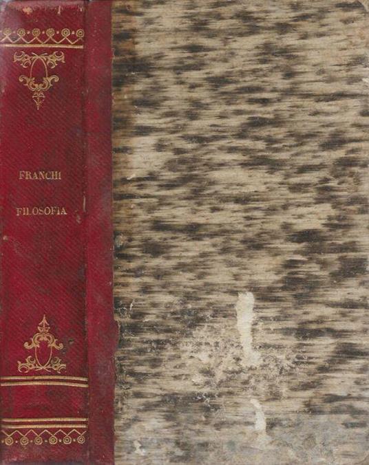 La filosofia delle scuole italiane - Ausonio Franchi - copertina