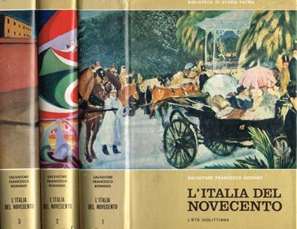 L' Italia del Novecento 3voll - Salvatore F. Romano - copertina