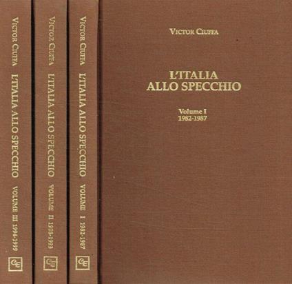 L' Italia allo specchio 3voll - Victor Ciuffa - copertina