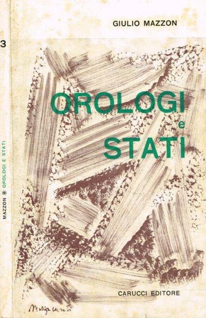 Orologi e stati - Giulio Mazzon - copertina