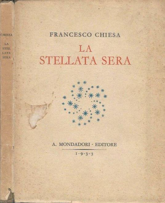 La stellata sera - Francesco Chiesa - copertina