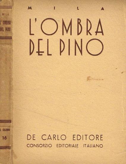 L' ombra del pino - Guido Milanesi - copertina