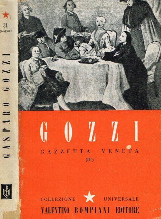 Gazzetta veneta vol.II - Gasparo Gozzi - copertina