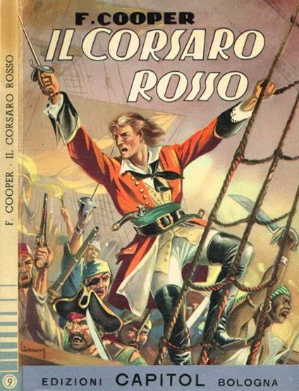 Il corsaro rosso - J. Fenimore Cooper - copertina