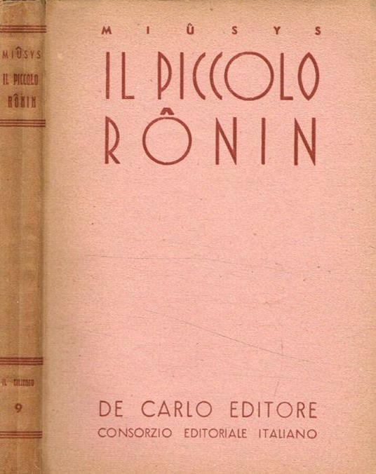 Il piccolo Ronin - Tsubaki Myû - copertina