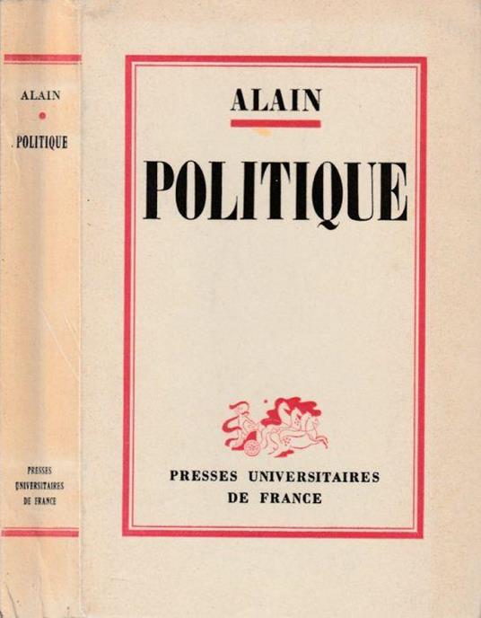 Politique - Alain - copertina