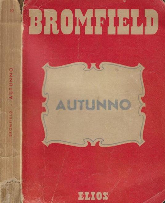 Autunno - Louis Bromfield - copertina