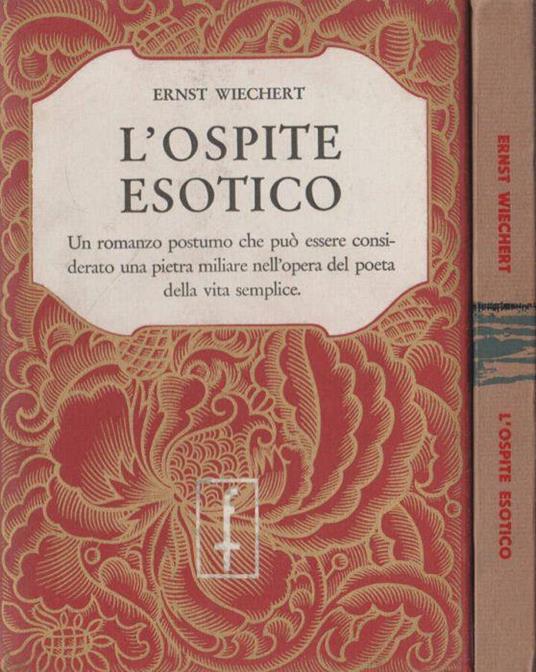 L' Ospite Esotico - Ernst Wiechert - copertina